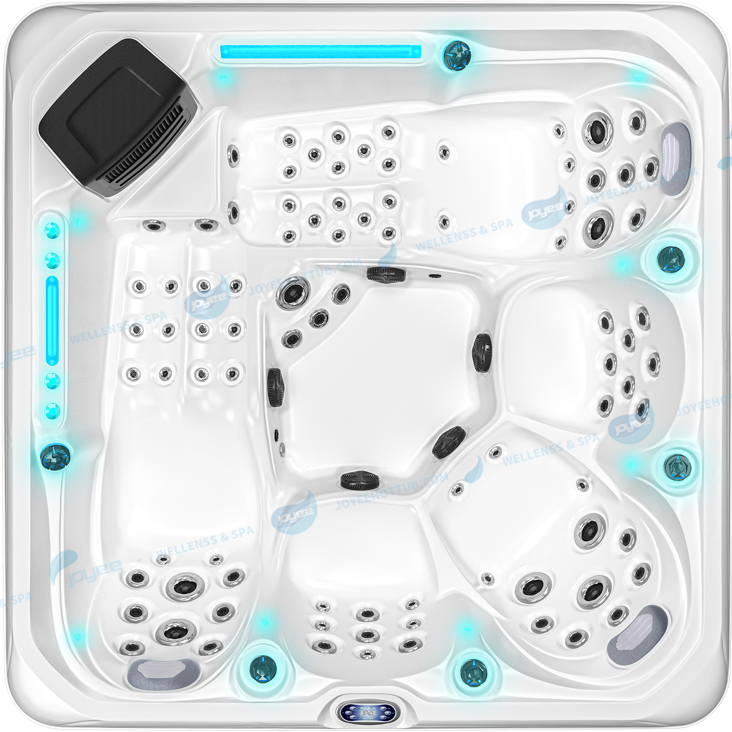 Utomhus spa med musik