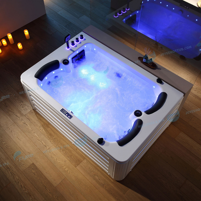 Akryl Whirlpool Bathtubs | Fristående hydromassage Jacuzi inomhus spa - Joyee 
