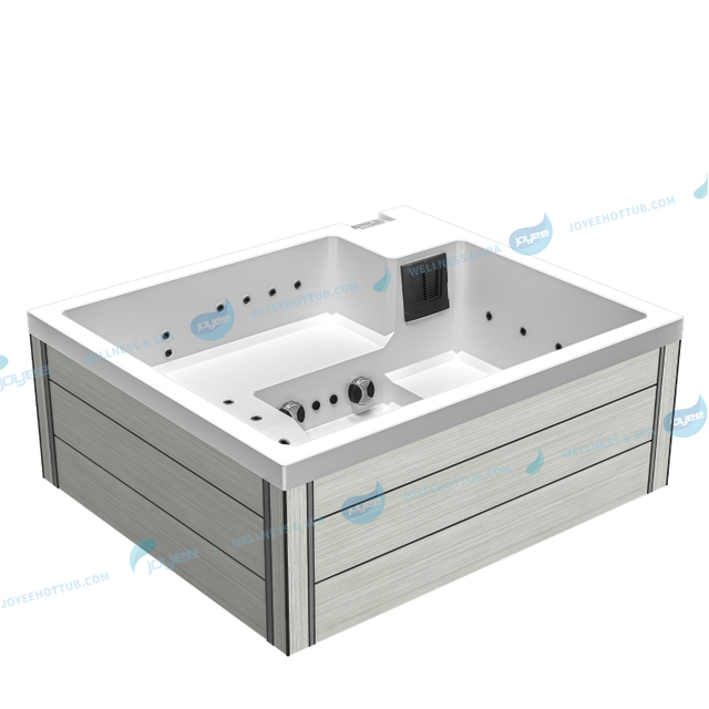 Bubbelpool Massage Hydroterapi Hem Spabadkar |Utomhusbadtunna för bakgården - JOYEE