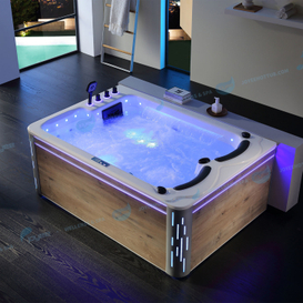 Garden Backyard Exterior Freestanding Bathtub | Bubbelpool jakuzy med jetflygplan 