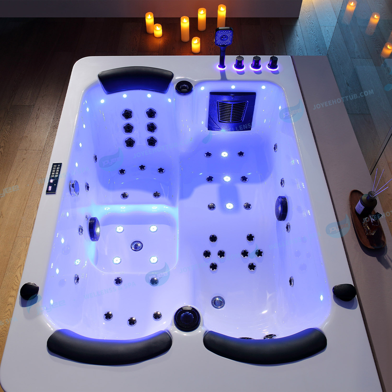Luxury Jaccuzi 3 Person Indoor Spa |Square Soaking Spa Tub - JOYEE 
