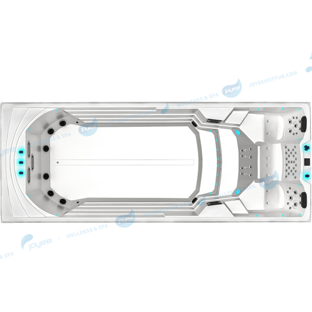 4 platser utomhus Clear Swimming Pool Spa |Kina Massage Pool - JOYEE