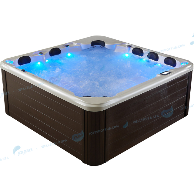6 Personer Deluxe Garden Utomhusbadkar Bubbelbad |Spabadkar - JOYEE