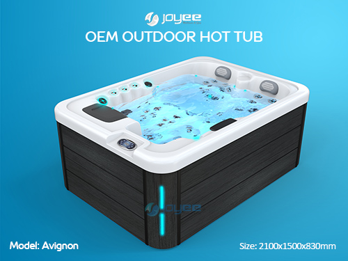 Whirlpool Modern Balboa Hot Tub | Jacuzzier Outdoor Spa Hot Tube - JOYEE