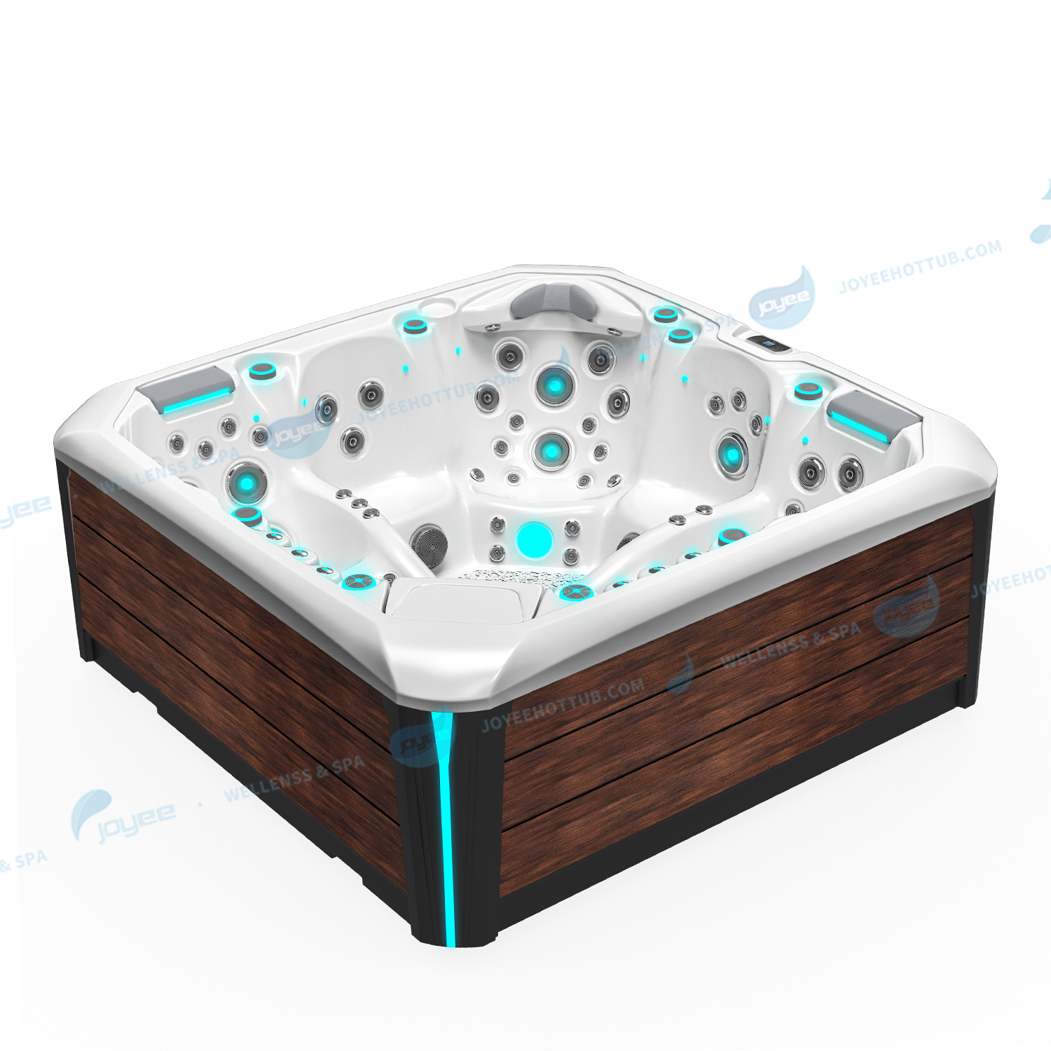 LED hydromassage utomhus spabadkar | Whirlpool Balboa Hot Tub - JOYEE