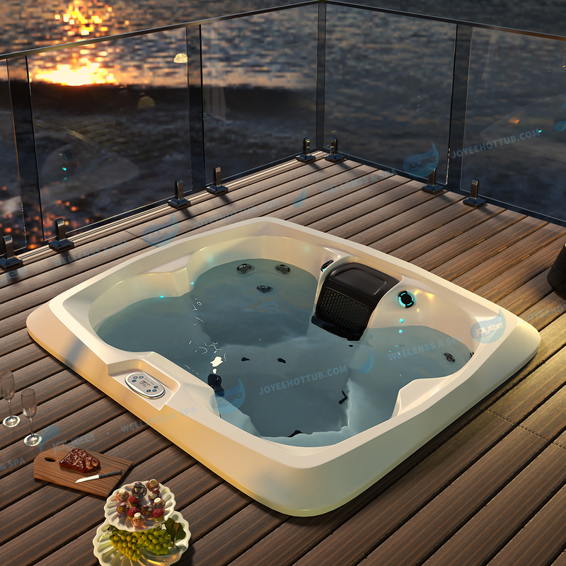 4 personer mini storlek familj utomhus spa badtunna | Massagebad - Joyee