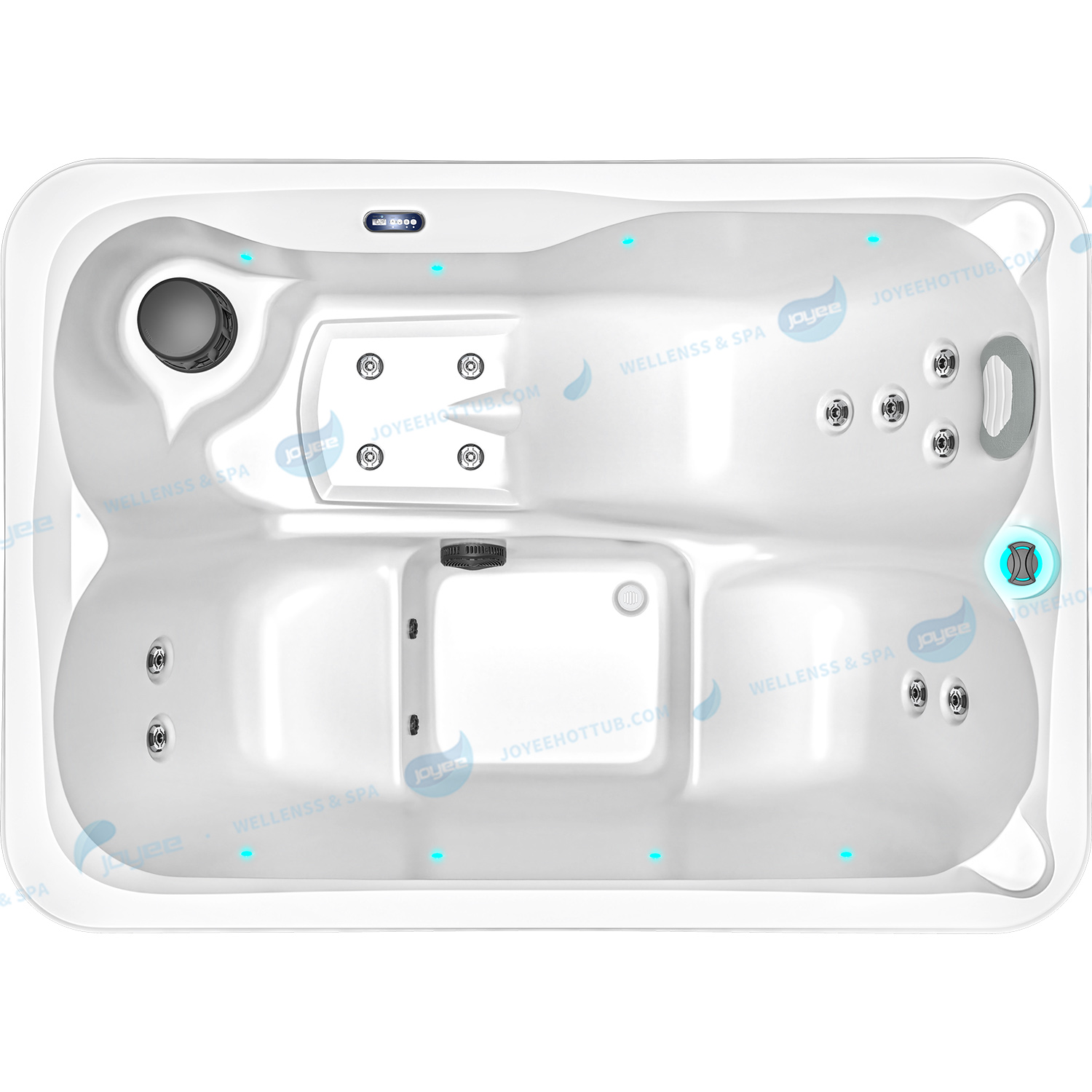 3 personer spa -badkar