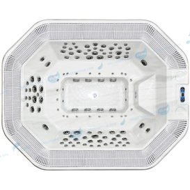 11 personer Extra stor Baobal badtunna utomhus |Jacuzzi utomhus - JOYEE