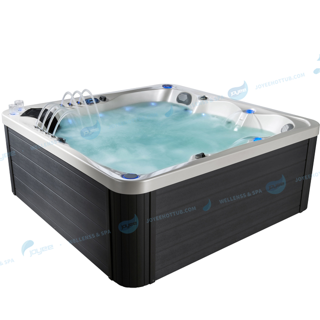 Tuscan Sun Akryl Orange Utomhusmassage Spa Hot Tub |JOYEE