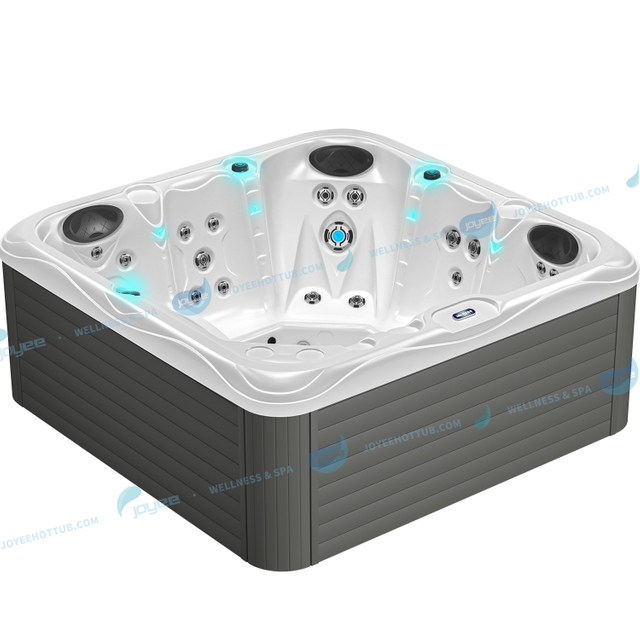 Outdoor Hot Tub Spa Family Spa | Hydro Massage Hot Tub Whirlpool - Joyee