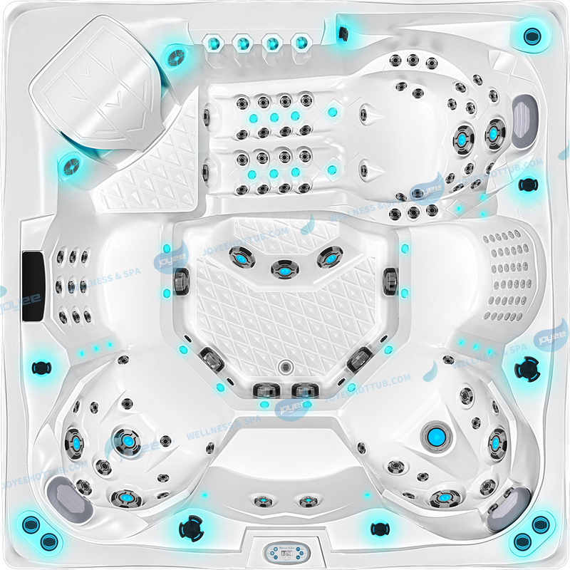 Whirlpool 6 Personer SPA Hot Tub | Balboa Hydro Massage Hot Tube - Joyee