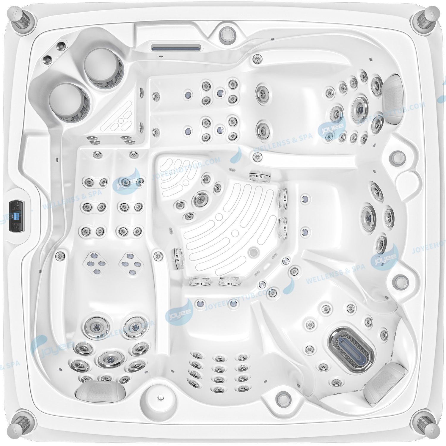 5 personers bubbelpool