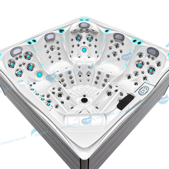 Utomhuspool med hydromassage |Home Garden Deluxe Large Spa - JOYEE