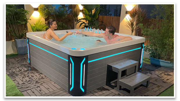 Modern LED Kjol Strip Light av utomhus spabadkar