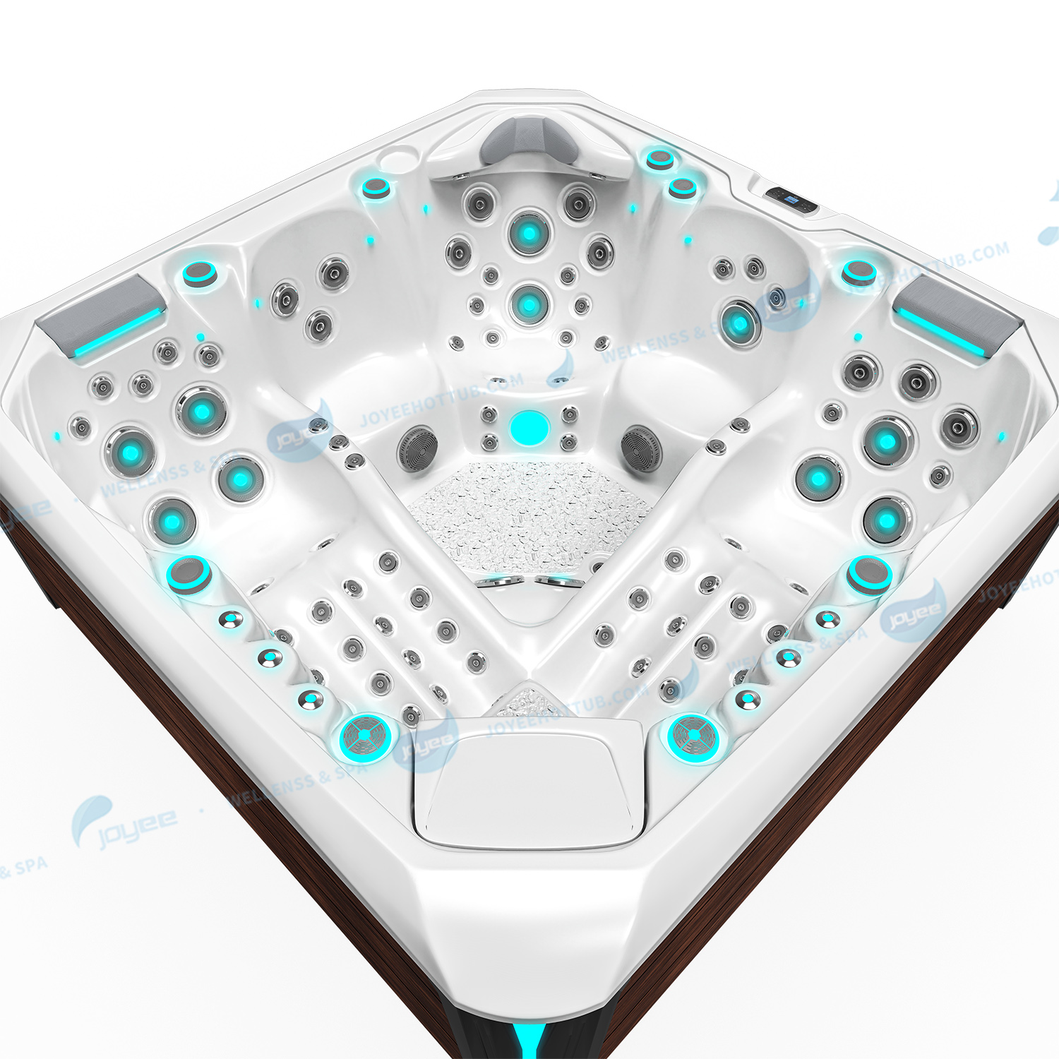 LED hydromassage utomhus spabadkar | Whirlpool Balboa Hot Tub - JOYEE