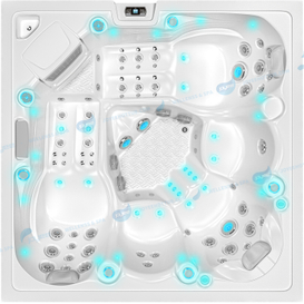 Balboa Garden Luxury Hot Tub | Spa Bath Whirlpool Outdoor Spa Hot Tube - Joee