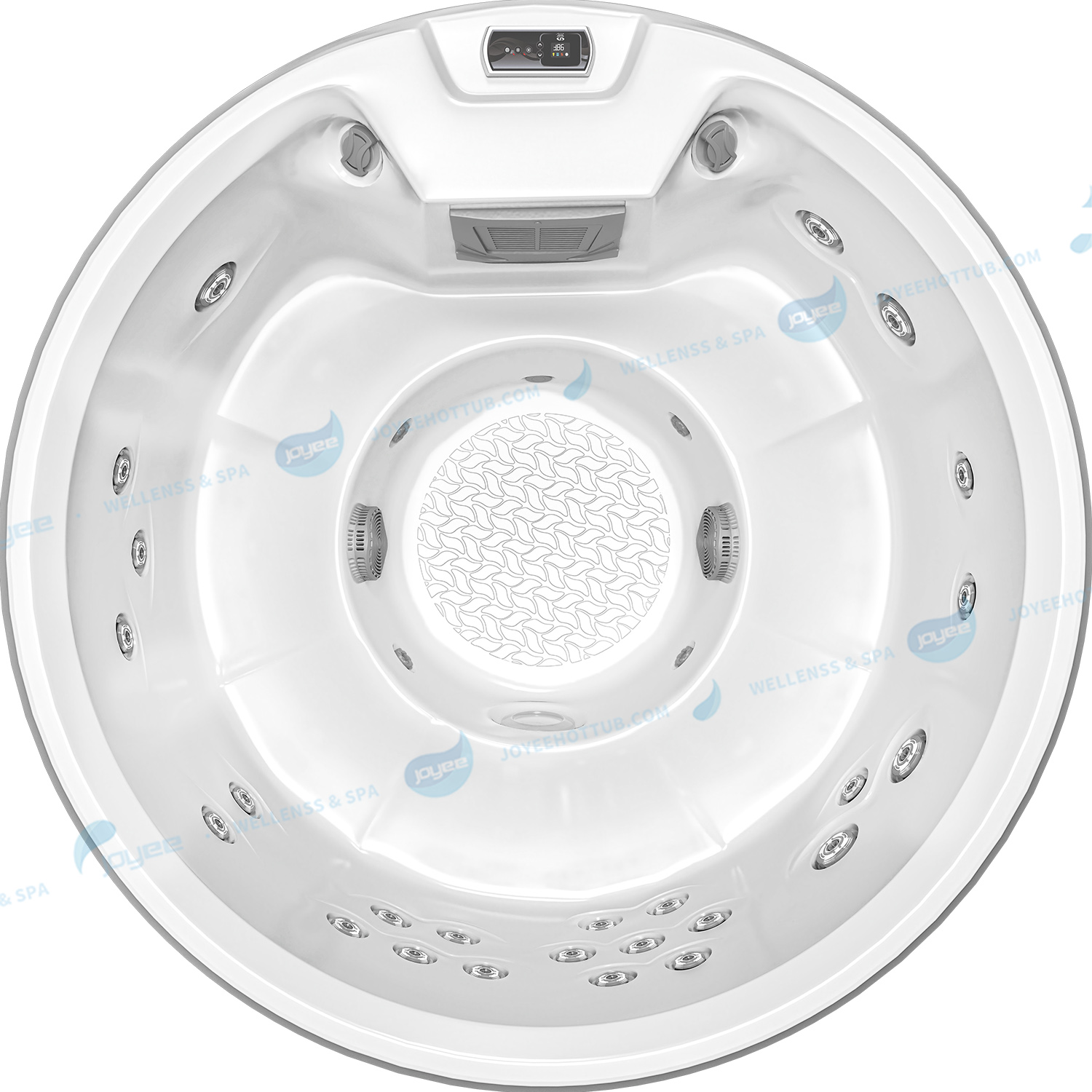 Kinesisk fabrik Ny Whirlpool | Lyxig 8 -persons runda badtunna - Joyee