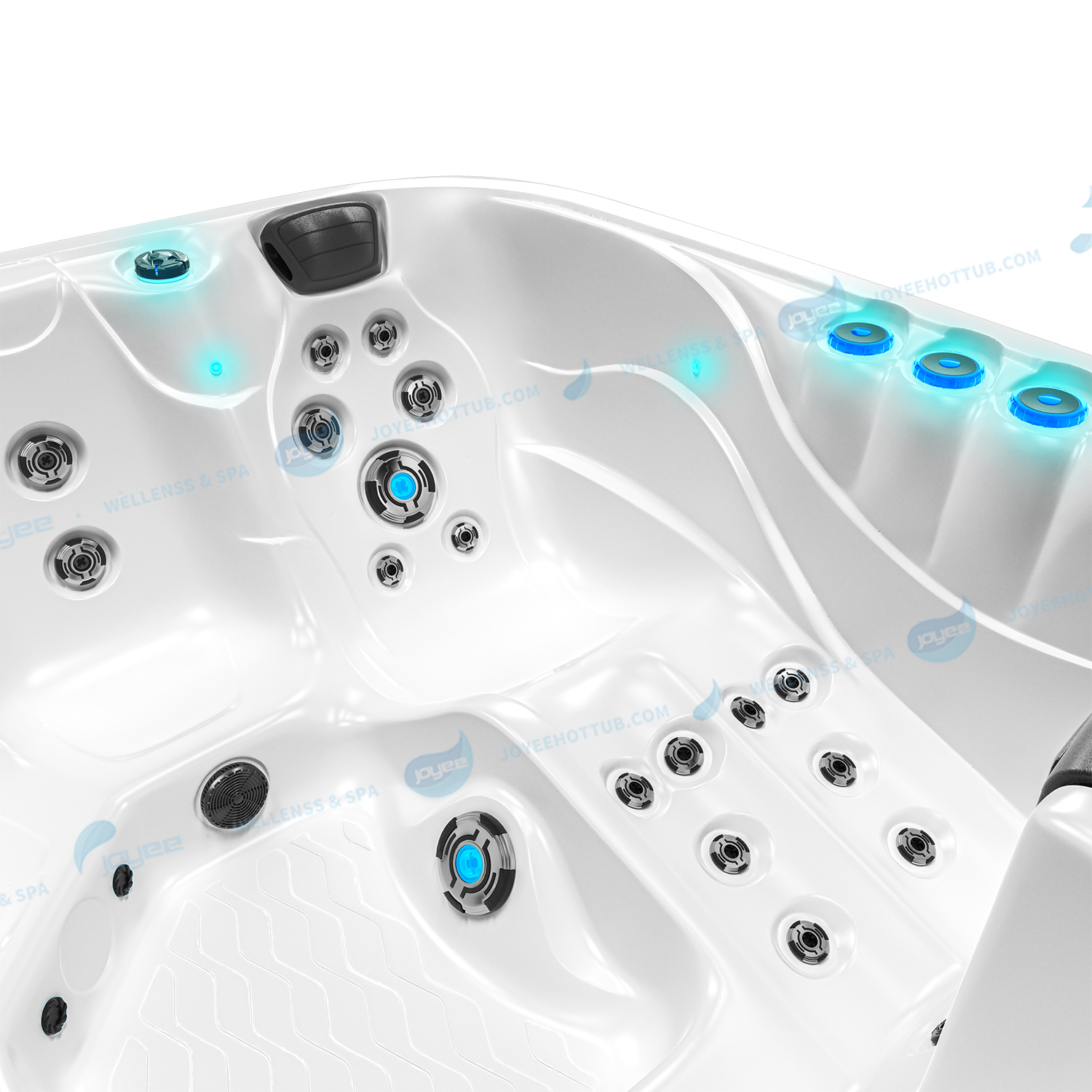 Jacuzzi med ledande font&auml;ner