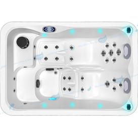  Whirlpool Spa Massage Hot Tube | Energieffektiv badtunna utomhus Jacuzzy - Joyee