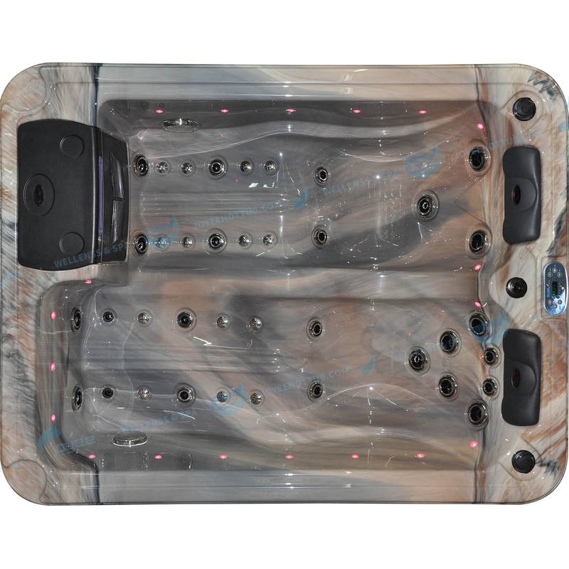 2 personer Garden Spa Tub | Massage Jets Whirlpool badtunna - Joyee