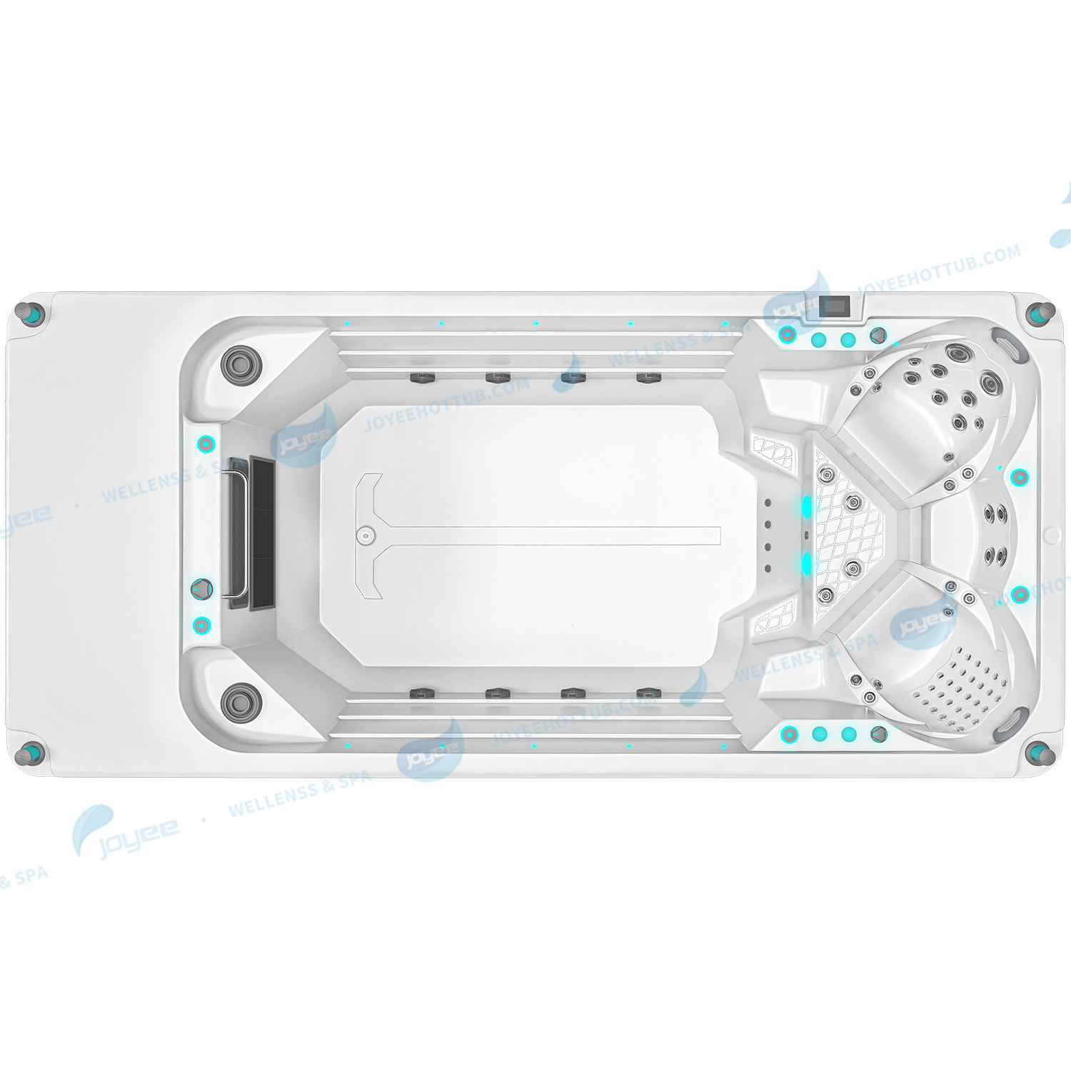 Utomhusspa i glasfiber | Whirlpool Hydroterapi Swimming Pool Spa - JOYEE