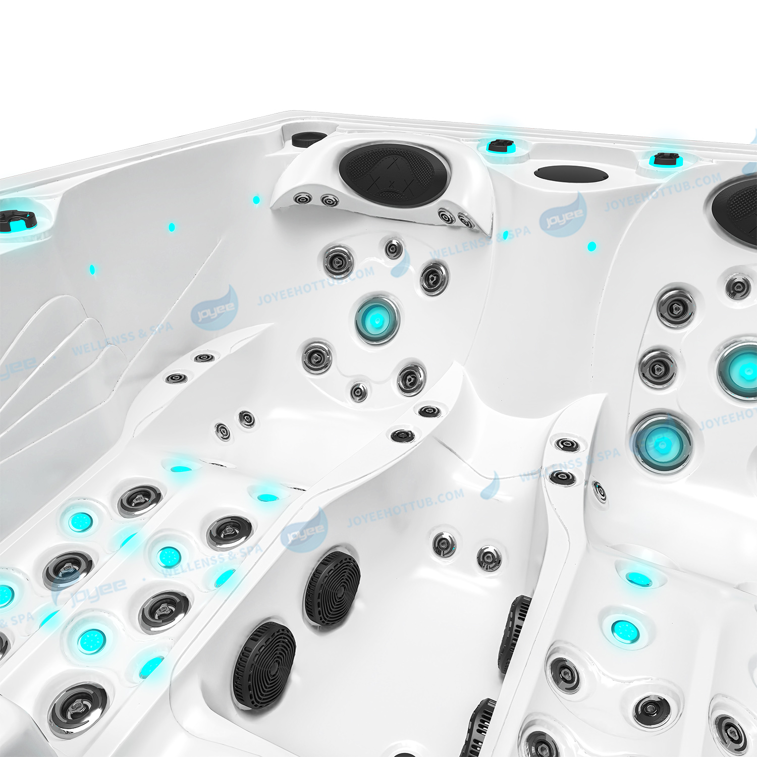 Utomhusmassage trädgårds badtunna spa | Hydrorelax akrylmassage badtunna - Joyee