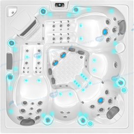 Balboa Garden Luxury Hot Tub | Spa Bath Whirlpool Outdoor Spa Hot Tube - Joee