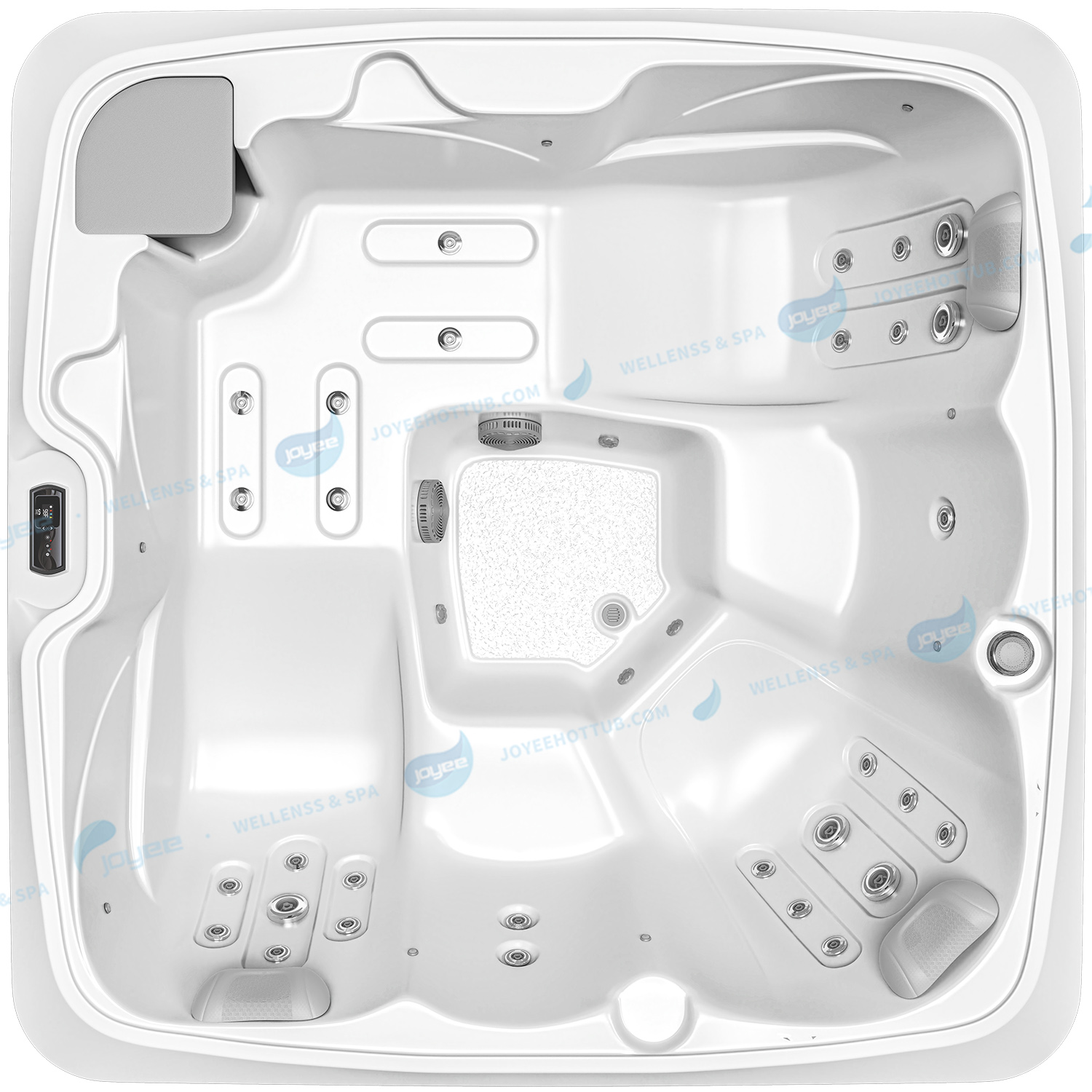 Utomhus SPA Hot Tub Kina Factory | Ozon Clean 5 Person Acrylic Spa - JOYEE