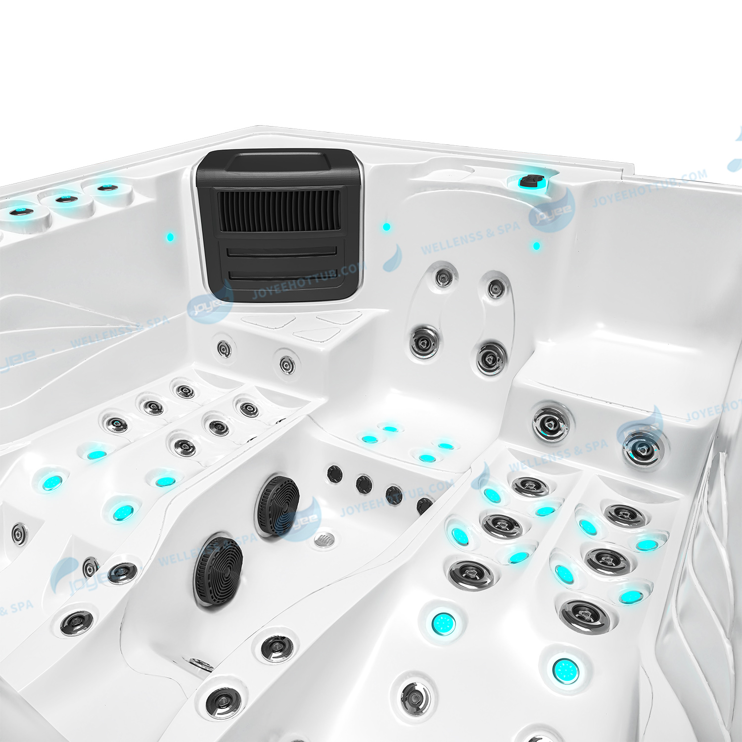 Utomhusmassage trädgårds badtunna spa | Hydrorelax akrylmassage badtunna - Joyee