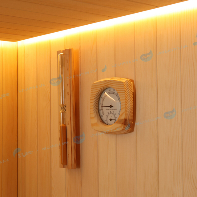 Massivt trä 2 personer torr ångbastu rum |JOYEE
