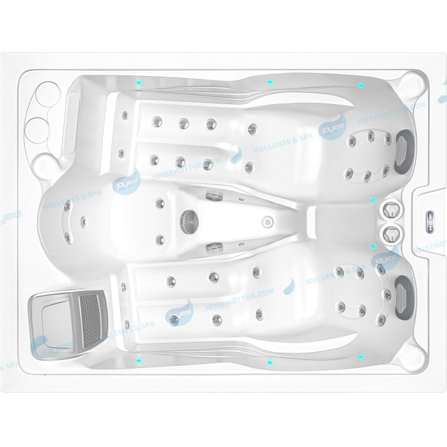 Spa Outdoor Hot Tub | Familj 3 person badtunna massage spa - Joyee
