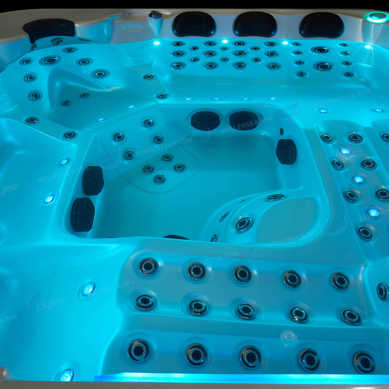 6 Personer Deluxe Garden Utomhusbadkar Bubbelbad |Spabadkar - JOYEE