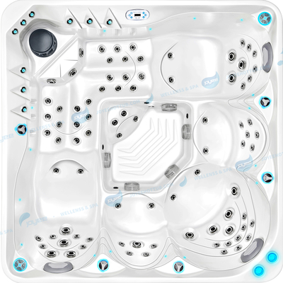 Premiumkvalitet 5 personer bubbelbad |Utomhusspa bubbelpool - JOYEE