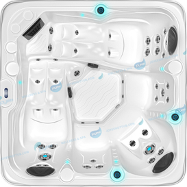 Outdoor Hot Tub Spa Family Spa | Hydro Massage Hot Tub Whirlpool - Joyee